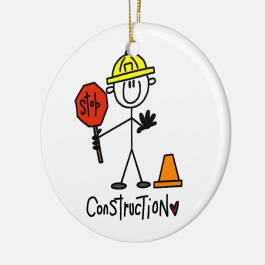 Werktuigmachine voor de bouw keramisch ornament (Links)