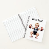 Werkuitdagblad, spiraalvormig draaiboek notitieboek (Binnen)