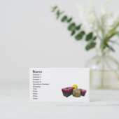 Werkvakgereedschap Verstelbaar hard Pet Visitekaartje (Staand voorkant)