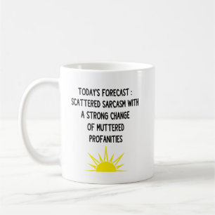 Werkvoorspelling Verspreide Sarcastie Met Een Ster Koffiemok