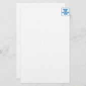 Werkvrije kayaking Zone Briefpapier (Voorkant / Achterkant)