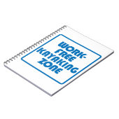 Werkvrije kayaking Zone Notitieboek (Linkerzijde)