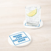 Werkvrije kayaking Zone Zandsteen Onderzetter (Zijkant)