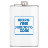 Werkvrije shredingszone heupfles (Voorkant)