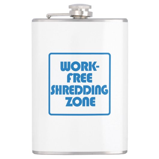 Werkvrije shredingszone heupfles (Voorkant)