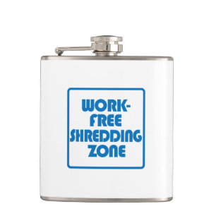 Werkvrije shredingszone heupfles