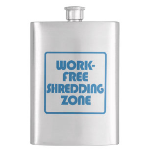 Werkvrije shredingszone heupfles