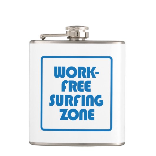 Werkvrije surfzone heupfles (Voorkant)
