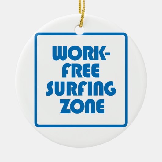 Werkvrije surfzone keramisch ornament (Voorkant)