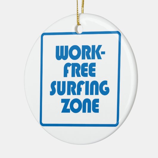 Werkvrije surfzone keramisch ornament (Links)