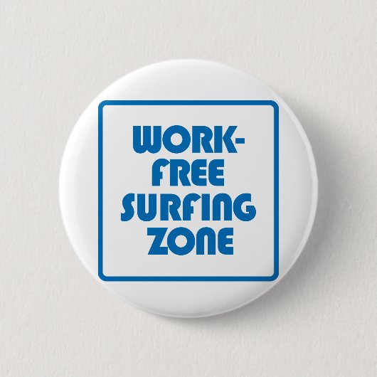 Werkvrije surfzone ronde button 5,7 cm (Voorkant)