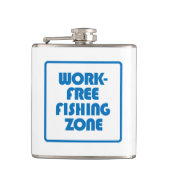 Werkvrije Vissen Zone Heupfles (Voorkant)