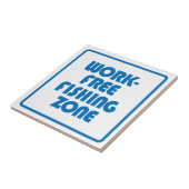 Werkvrije Vissen Zone Tegeltje (Zijkant)