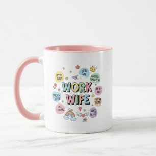 Werkvrouw mok, Werk beste vriendin mok, Werk beste Mok