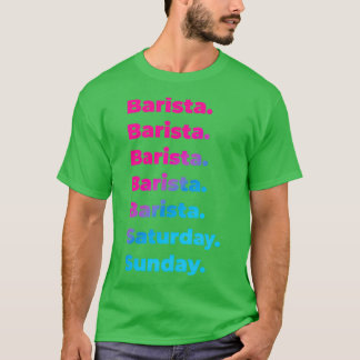 Werkweek Barista T-shirt