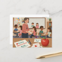 Werkweek van de Leraar Briefkaart