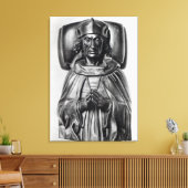 Werkzaamheid van Henry VII in Westminster Abbey Canvas Afdruk (Insitu (Woonkamer))