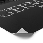 Werkzame Duitse Shepherd Dog - GSD Poster (Hoek)