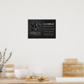 Werkzame Duitse Shepherd Dog - GSD Poster (Keuken)