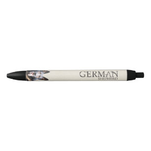Werkzame Duitse Shepherd Dog - GSD Zwarte Inkt Pen