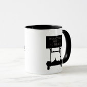 Werkzone Volgende Mok van 10 mijl (Voorkant rechts)