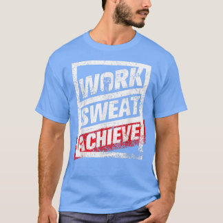 Werkzweten Verkrijgen Gym Workout Mannen Vrouwtjes T-shirt