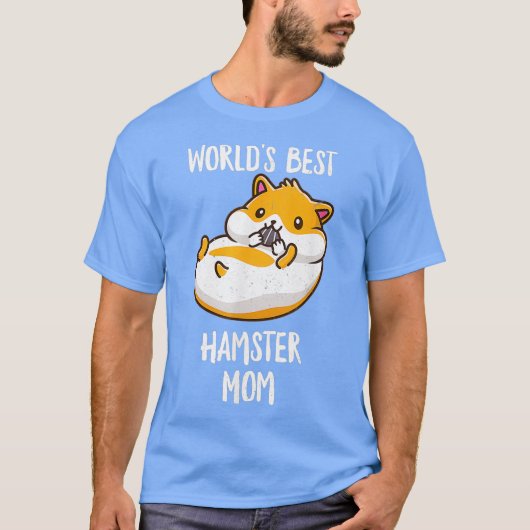 Werlde Beste Hamster Mam Funny Mama mama T-shirt (Voorkant)