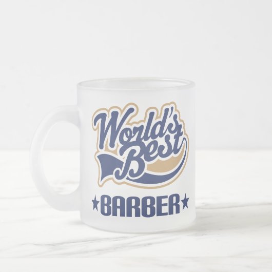 Werlds Best Barber Matglas Koffiemok (Links)