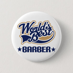 Werlds Best Barber Ronde Button 5,7 Cm