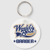 Werlds Best Barber Sleutelhanger (Voorkant)