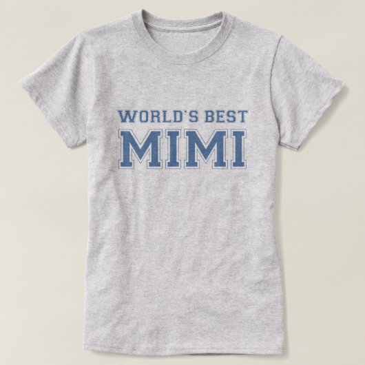 Werlds Best Mimi T-shirt (Design voorkant)