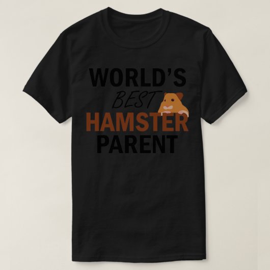 Werlds Beste Hamster Parent T-shirt (Design voorkant)
