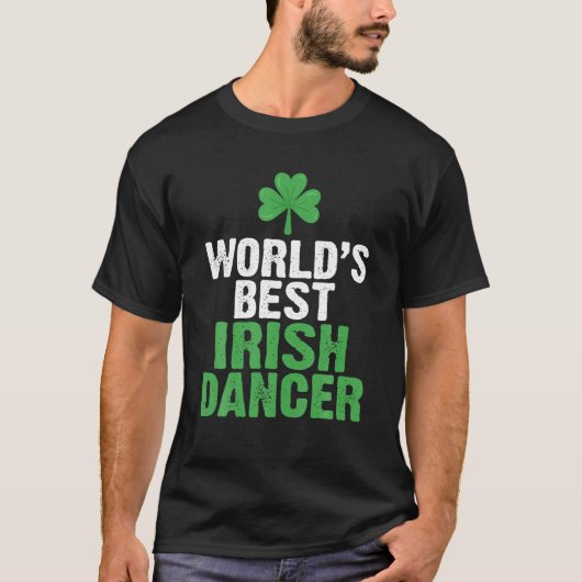 Werlds Beste Ierse danser T-shirt (Voorkant)