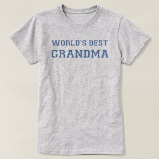 Werlds Beste oma T-shirt (Design voorkant)