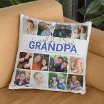 Werlds Beste opa | Fotocollage Kussen<br><div class="desc">Op zoek naar het perfecte cadeau voor die bijzondere grootouder in je leven? Je hoeft niet verder te kijken! Onze unieke foto collage gooi kussen beschikt over 12 gekoesterde herinneringen aan kleinkinderen en gepersonaliseerde tekst die "WORLDS BEST OPA" en de namen van zijn geliefde kleinkinderen leest. Wil je het nog...</div>