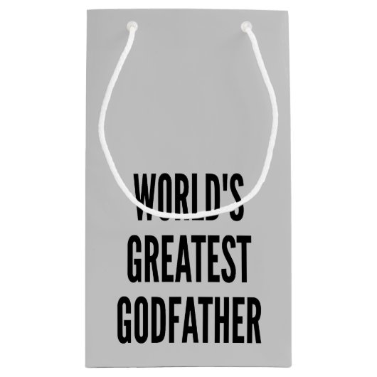 Werlds Greatest Godfather Klein Cadeauzakje (Achterkant)
