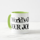 Werlds Okayest ... | Funny job mok humor (Voorkant links)