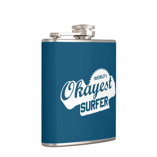 Werlds Okayest Surfer Heupfles (Rechts)