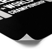 Werlifter Motivational Gym Werlifting World Chamon Poster (Hoek)