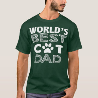 Werllen beste kat papa t-shirt
