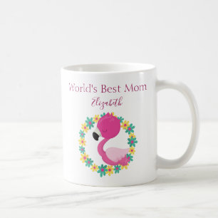 Werllen Beste mama Flamingo Beauty Koffiemok