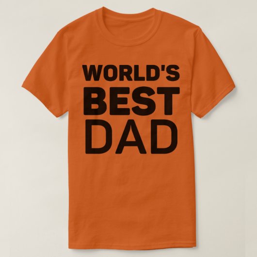 Werllen Beste pap Gift T-shirt (Design voorkant)