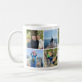 Werllen Beste pappie Moderne marinefoto Collage Koffiemok (Links)