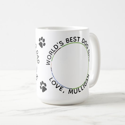 Werlling Best Dog Dad Koffiemok (Voorkant rechts)