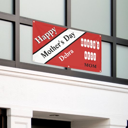 Werlling Best Mam Red Spandoek (Buitenkant Gebouw)