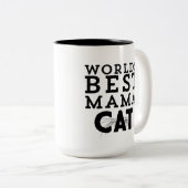 Werlling Best Mama Cat Tweekleurige Koffiemok (Voorkant rechts)