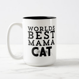 Werlling Best Mama Cat Tweekleurige Koffiemok