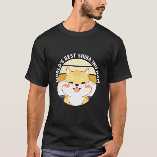 Werlling Best Shiba Inu Mam T-shirt (Voorkant)
