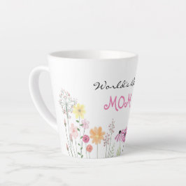Werlling Beste mama | Garden voor wilde bloemen Latte Mok