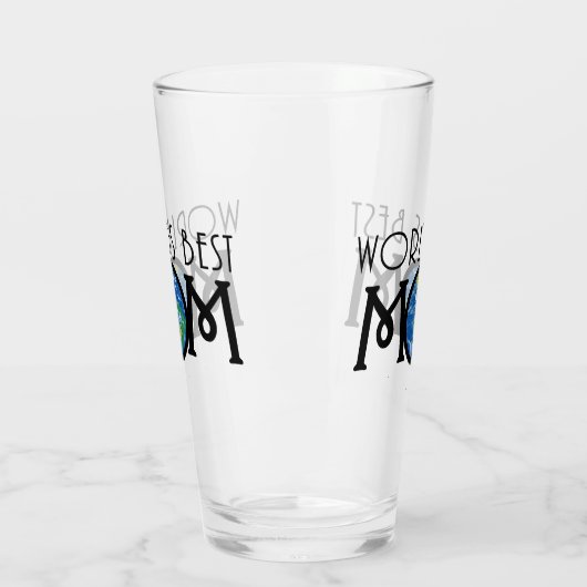 Werlling Beste mama Glas (Links)